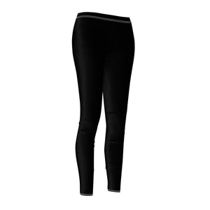 Jet Black Casual Leggings - Function123