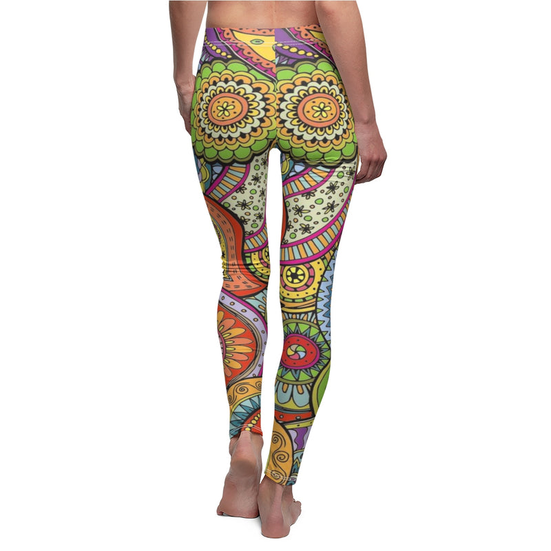 Abstract Paisley Leggings - Function123