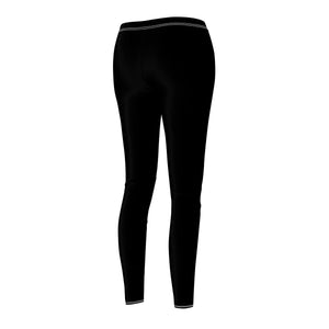 Jet Black Casual Leggings - Function123