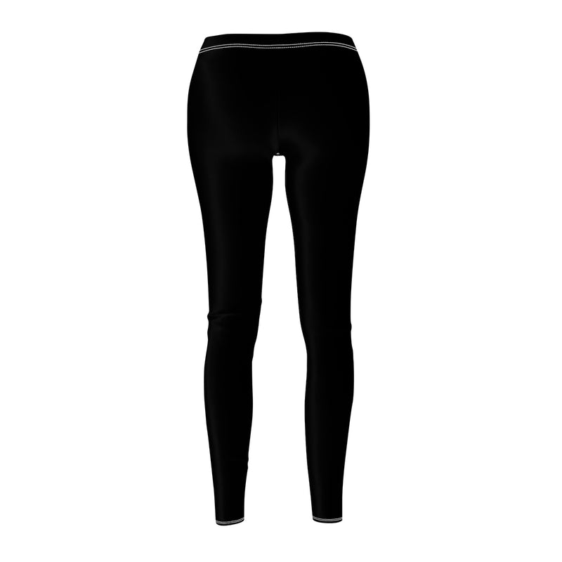 Jet Black Casual Leggings - Function123