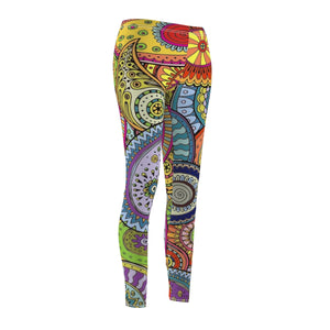 Abstract Paisley Leggings - Function123