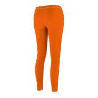 Burnt Orange Casual Leggings - Function123