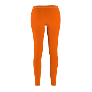 Burnt Orange Casual Leggings - Function123