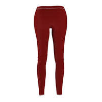 Burgundy Casual Leggings - Function123
