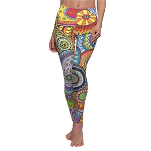 Abstract Paisley Leggings - Function123
