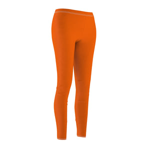 Burnt Orange Casual Leggings - Function123