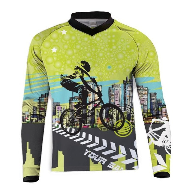 2019 MX Enduro Downhill Jerseys Mountain Bike Racing Clothing DH MTB Shirt Black Long Jersey BMX Motocross T Shirt Men - Function123
