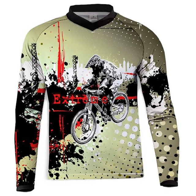 2019 MX Enduro Downhill Jerseys Mountain Bike Racing Clothing DH MTB Shirt Black Long Jersey BMX Motocross T Shirt Men - Function123