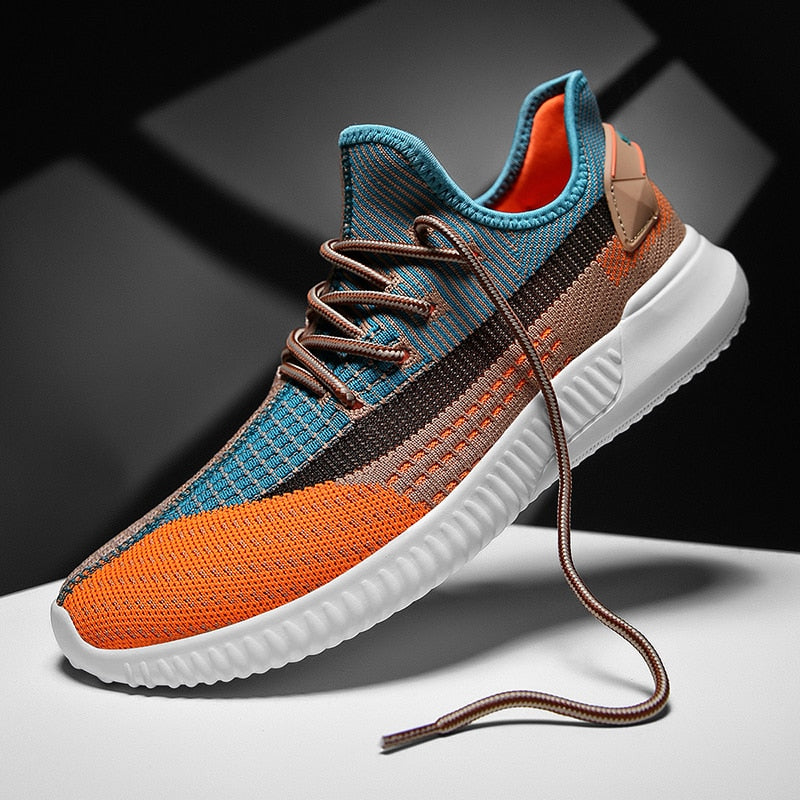 2021 new men sneakers shoes light breathable casual shoes mesh fashion gray large size sports walking brand 46 size students